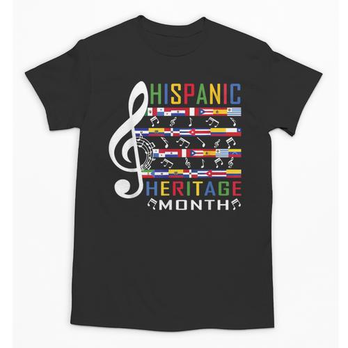 Music Teacher Kid National Hispanic Heritage Month Unisex T-Shirt - teacherstshirts.com