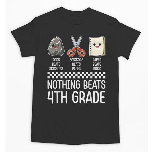 Nothing Beats 4th Grade Back To School Kids Teachers Unisex T-Shirt - teacherstshirts.com AU
