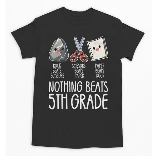 Nothing Beats 5th Grade Back To School Kids Teachers Unisex T-Shirt - teacherstshirts.com AU