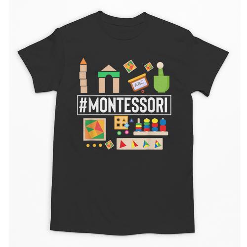 Novelty Montessori Studying Learning Schooling Teacher Love For Men Women Unisex T-Shirt - teacherstshirts.com UK