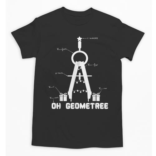Oh Geometree Math Teacher Geometry Christmas Tree For Men Women Kids Unisex T-Shirt - teacherstshirts.com AU