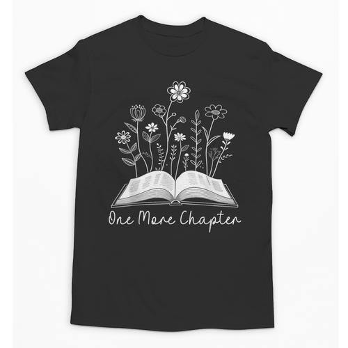 One-More Chapter Wildflower Reading Teacher Library Bookish Unisex T-Shirt - teacherstshirts.com DE