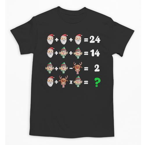 Order Of Operations Quiz Christmas Math Teacher Xmas Math Unisex T-Shirt - teacherstshirts.com UK