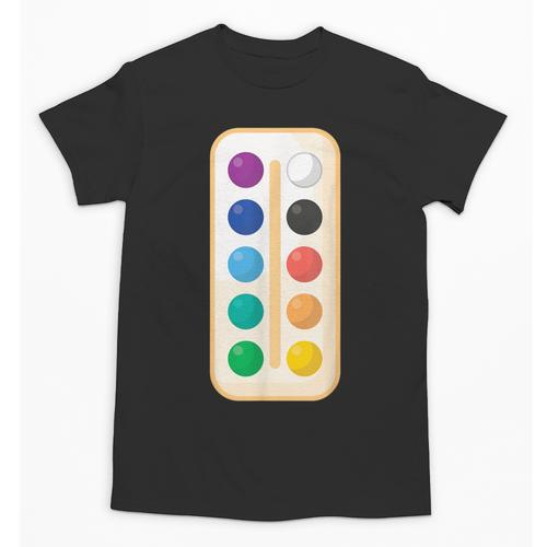 Paint Palette ArtSet Halloween Costume For Teachers Students For Men Women Kids Unisex T-Shirt - teacherstshirts.com