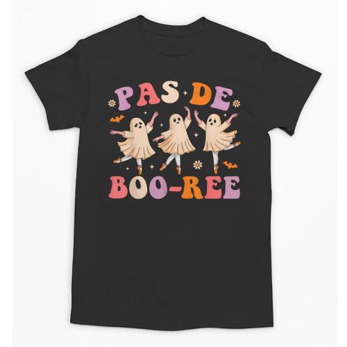 Pas De BOO-Rée Ballet Ghost Dancer Dance Teacher Halloween Unisex T-Shirt - teacherstshirts.com UK
