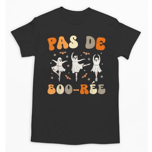 Pas De Boo-Rée Ghost Ballet Dancer Halloween Dance Teacher Unisex T-Shirt - teacherstshirts.com UK