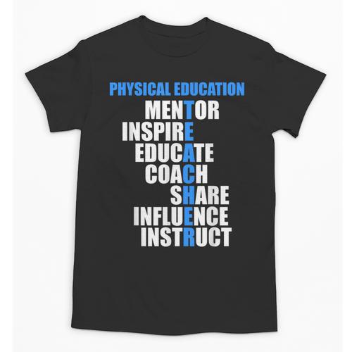 PE Physical Education Teacher For PE Teacher Unisex T-Shirt - teacherstshirts.com DE