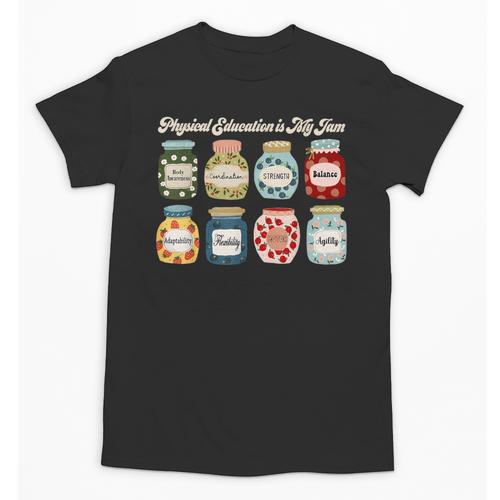 Physical Education Is My Jam Sports PE Coach Teacher Unisex T-Shirt - teacherstshirts.com AU
