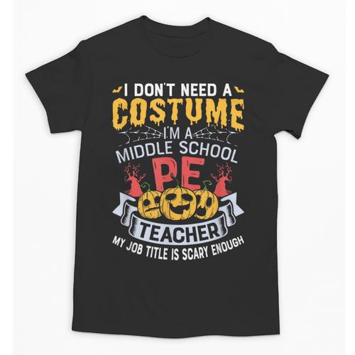 Physical Education School PE Teacher Halloween Costume Men Women Unisex T-Shirt - teacherstshirts.com