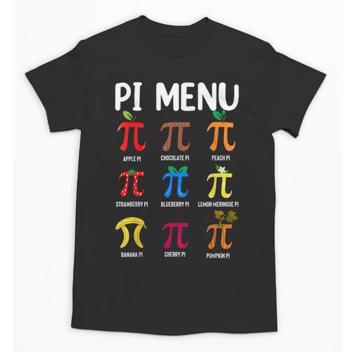 Pi Menu 314 Pi Symbol Math Teacher Happy Pi Day Unisex T-Shirt - teacherstshirts.com AU