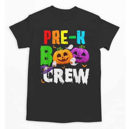 Pre K Boo Crew Halloween Costume Teachers Kids Unisex T-Shirt - teacherstshirts.com UK