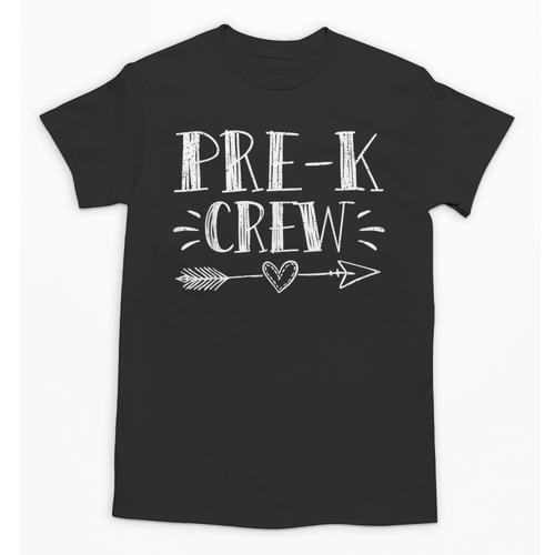 Pre-K Crew 1st Day Of School Pre-K Teacher Team Unisex T-Shirt - teacherstshirts.com CA