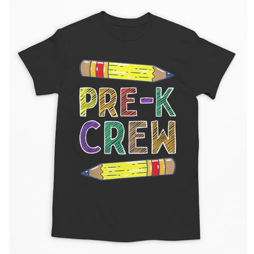 Pre-K Crew PreK Teachers Back To School Unisex T-Shirt - teacherstshirts.com AU