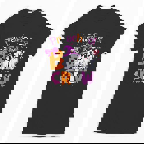 Preschool Boo Crew Preschool Halloween Costume Teacher Kid Unisex T-Shirt - teacherstshirts.com