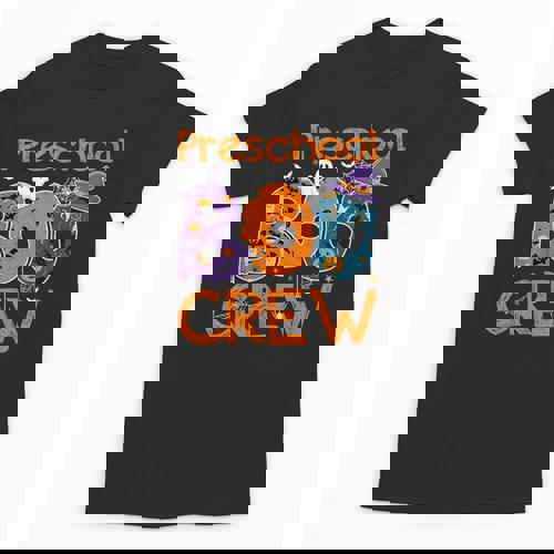 Preschool Boo Crew Preschool Halloween Teacher Kids Unisex T-Shirt - teacherstshirts.com