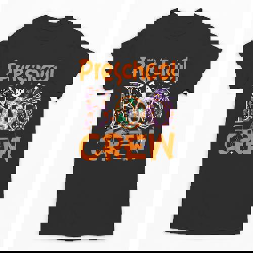 Preschool Boo Crew Preschool Halloween Teacher Unisex T-Shirt - teacherstshirts.com