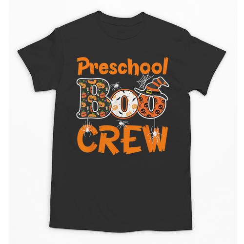 Preschool Boo Crew Halloween Teachers Students Costume Unisex T-Shirt - teacherstshirts.com AU
