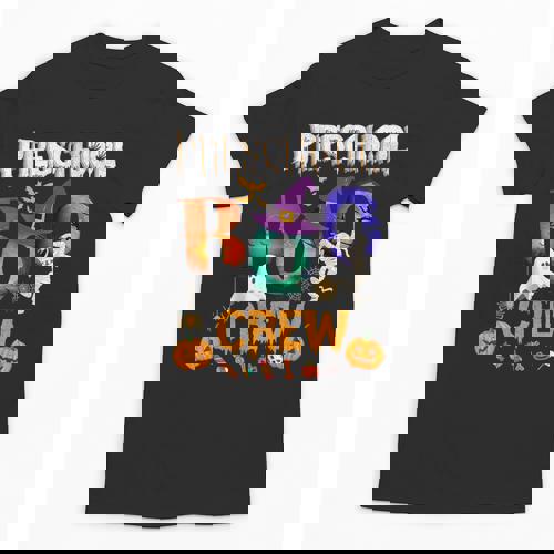 Preschool Boo Crew Teacher Student Halloween Costume Men Women Kids Unisex T-Shirt - teacherstshirts.com