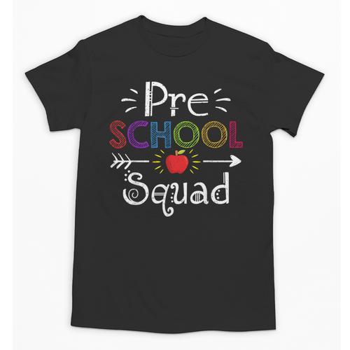 Preschool Squad Preschool Teacher Student Unisex T-Shirt - teacherstshirts.com UK