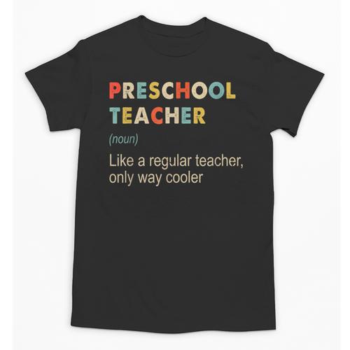 Preschool Teacher Kindergarten Teacher Definition Unisex T-Shirt - teacherstshirts.com AU