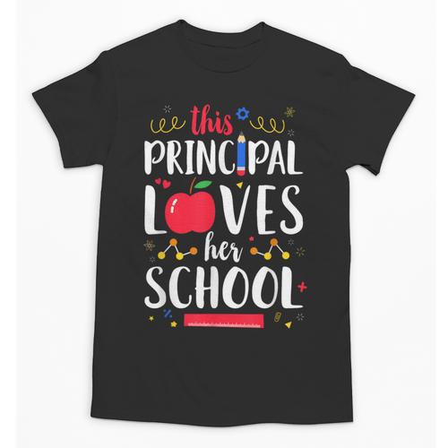 This Principal Loves Her School Teacher Appreciation Unisex T-Shirt - teacherstshirts.com UK