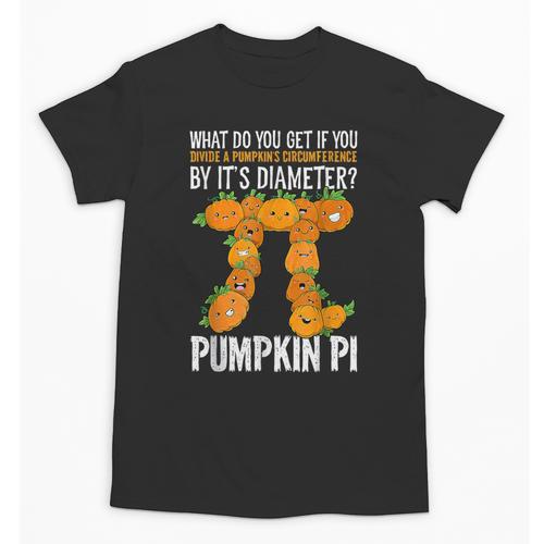 Pumpkin Pi Math Teacher Halloween Geometry Unisex T-Shirt - teacherstshirts.com AU