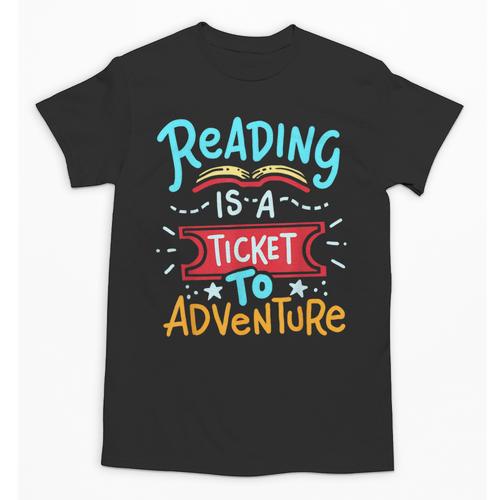 Reading Adventure Library Student Teacher Book Unisex T-Shirt - teacherstshirts.com