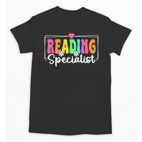 Reading Specialist Back To School Reading Teacher Unisex T-Shirt - teacherstshirts.com AU