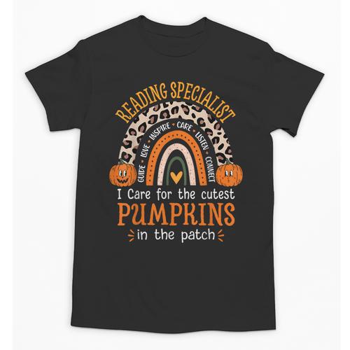 Reading Specialist Halloween Reading Teacher For Men Women Unisex T-Shirt - teacherstshirts.com