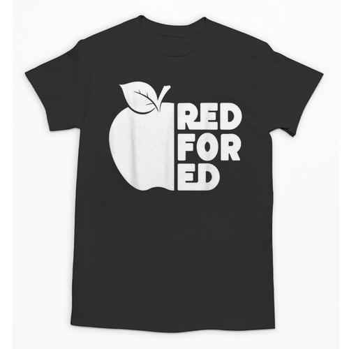 Red For Ed Teacher Support Public Education For Men Women Kids Unisex T-Shirt - teacherstshirts.com UK