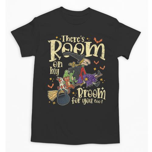 There's Room On My Broom For You Too Teacher Halloween Unisex T-Shirt - teacherstshirts.com DE