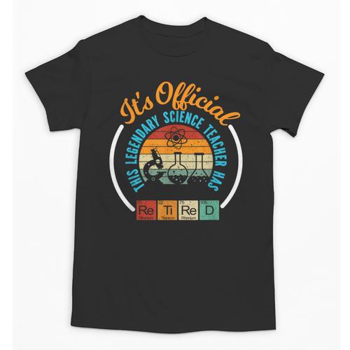 Retiring Science Teacher Retirement Unisex T-Shirt - teacherstshirts.com DE