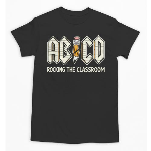 Retro Abcd Teacher Novelty Back To School Teacher Unisex T-Shirt - teacherstshirts.com DE