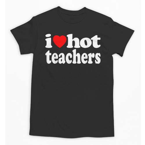 Retro I Love Hot Teachers Vintage I Heart Hot Teacher Men Women Girls Kids Unisex T-Shirt - teacherstshirts.com AU