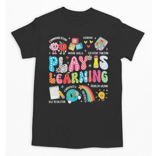 Retro Play Is Learning Kindergarten Teacher Team Women Unisex T-Shirt - teacherstshirts.com DE