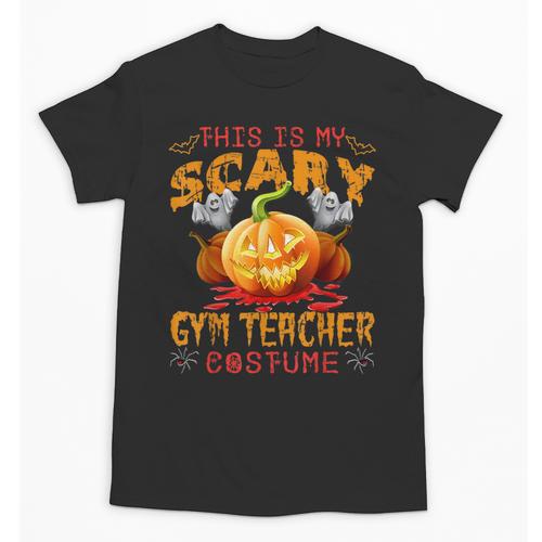 This Is My Scary Gym Teacher Costume Pumpkin Halloween Men Women Unisex T-Shirt - teacherstshirts.com DE