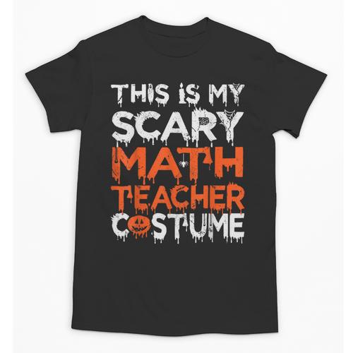 This Is My Scary Math Teacher Costume For Halloween Unisex T-Shirt - teacherstshirts.com DE