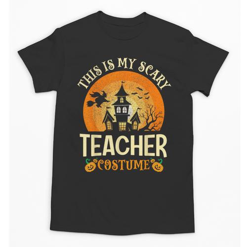 This Is My Scary Teacher Costume Halloween Unisex T-Shirt - teacherstshirts.com DE