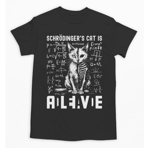 Schrodinger's Cat Dead And Alive Physics Teacher Unisex T-Shirt - teacherstshirts.com UK