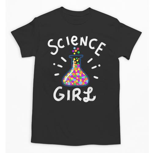 Science Girl Chemistry Biology Student Teacher Unisex T-Shirt - teacherstshirts.com DE