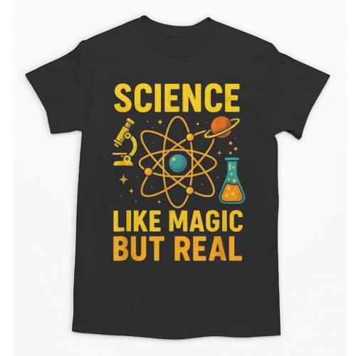 Science Like Magic But Real Nerdy Teacher Unisex T-Shirt - teacherstshirts.com