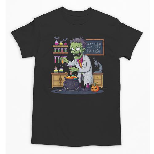 Science Teacher Halloween Shirt Zombie Chemistry Scientist Unisex T-Shirt - teacherstshirts.com