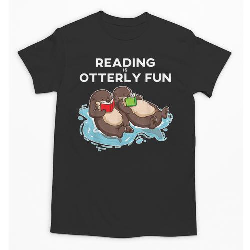 Sea Otter Book Reading Shirt For Bookworm Teachers Unisex T-Shirt - teacherstshirts.com