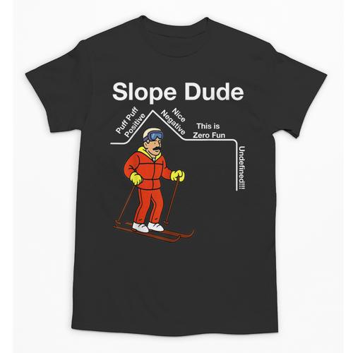 Slope Dude Algebra Geometry Middle School Math Teacher Unisex T-Shirt - teacherstshirts.com CA