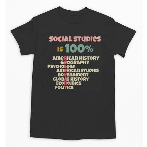 Social Studies Is Relevant History Teacher History Buff Unisex T-Shirt - teacherstshirts.com UK