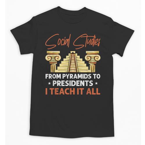 Social Studies Teacher World History Teacher Men Women Unisex T-Shirt - teacherstshirts.com AU