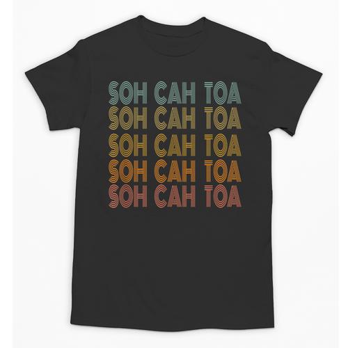SOH CAH TOA SOHCAHTOA Trigonometry Math Parody Teacher Men Women Kids Unisex T-Shirt - teacherstshirts.com AU