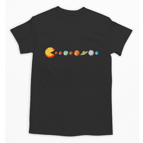 Solar System Teacher Video Games Sun Eating Planets Unisex T-Shirt - teacherstshirts.com UK