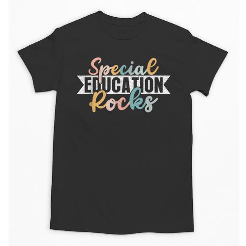 Special Education Rocks Sped Teacher Students Back To School Unisex T-Shirt - teacherstshirts.com DE