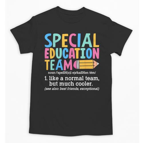 Special Education Team Definition Retro Ed Team Crew Teacher Unisex T-Shirt - teacherstshirts.com AU